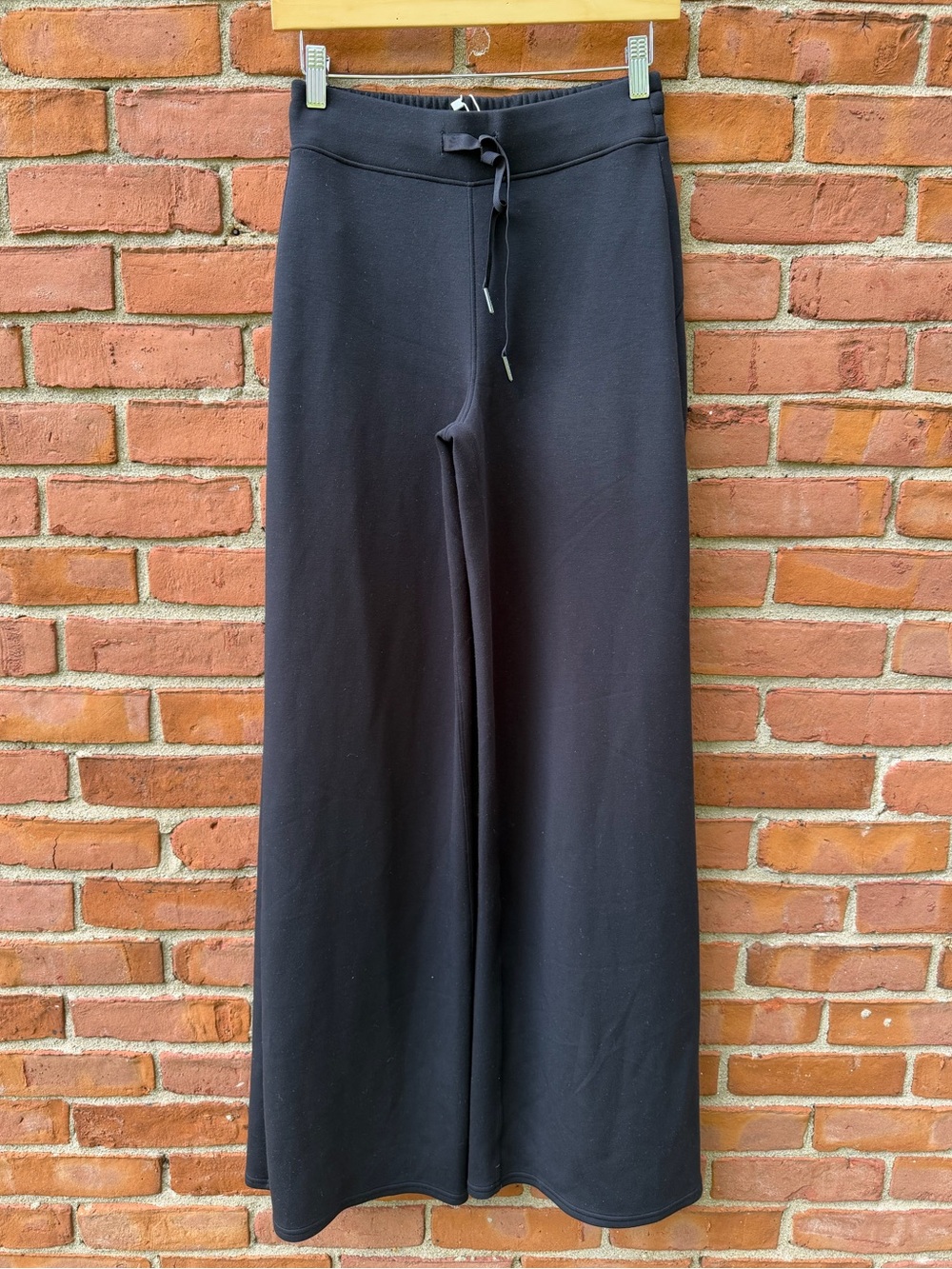 SPANX Air Essentials Black Wide Leg TALL Sweatpants
